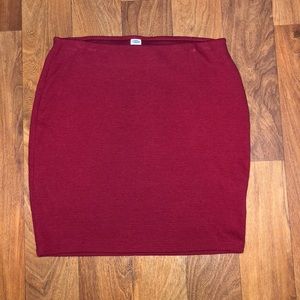 Red Mini Skirt size xs